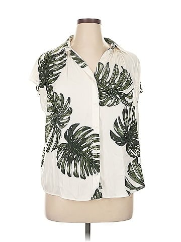 Worthington Short Sleeve Blouse (view 1)
