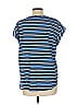 7th Avenue Design Studio New York & Company 100% Polyester Blue Short Sleeve Top Size L - photo 3