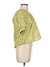 Liberty Art Fabrics for J.Crew 100% Cotton Yellow Short Sleeve Blouse Size M - photo 3