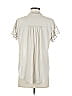 Mystree 100% Polyester Animal Print Ivory Short Sleeve Blouse Size S - photo 2