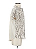 Mystree 100% Polyester Animal Print Ivory Short Sleeve Blouse Size S - photo 3
