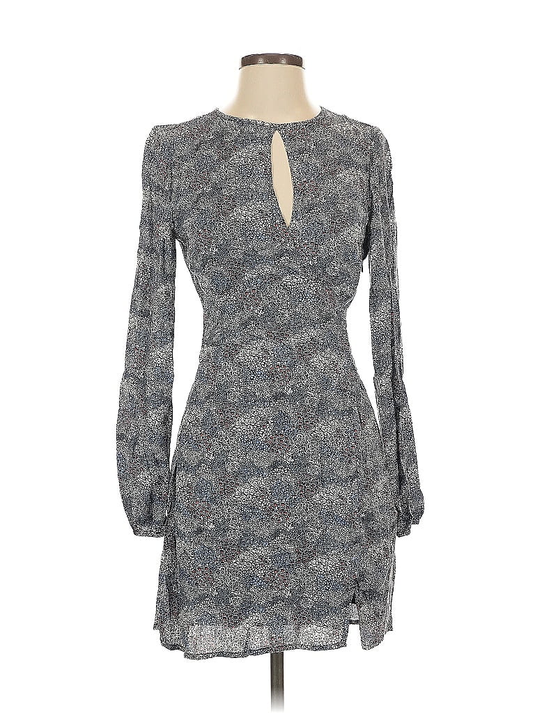 Pre-owned Abercrombie & Fitch Casual Dress In Gray