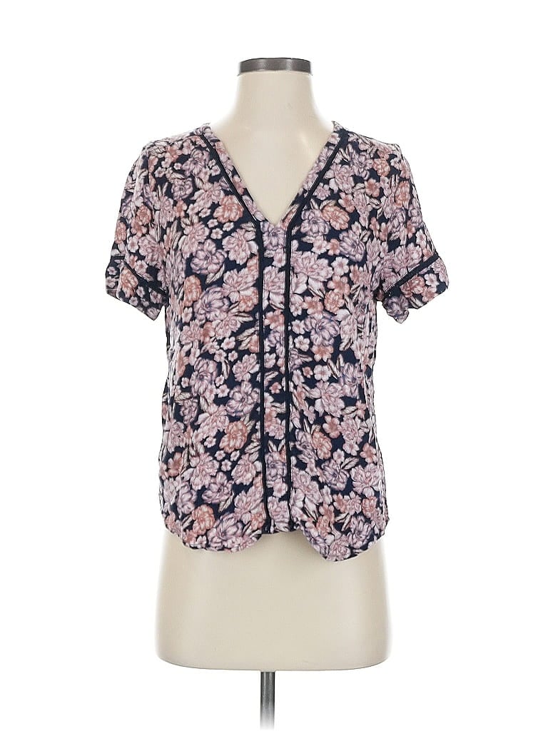 Pre-owned Hinge Short Sleeve Henley Shirt In Pink