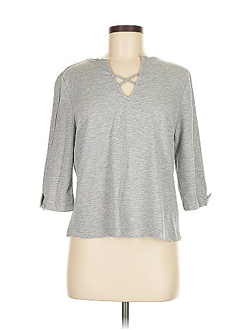 BeachLunchLounge 3/4 Sleeve Top (view 1)