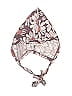 Kate Quinn Organics Floral Brown Pink Beanie Size Newborn - photo 1