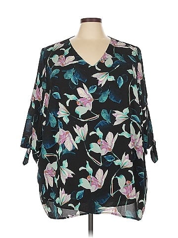 Catherines 3/4 Sleeve Blouse (view 1)