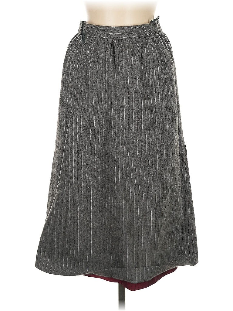 Pre-owned Unbranded Casual Skirt In Gray