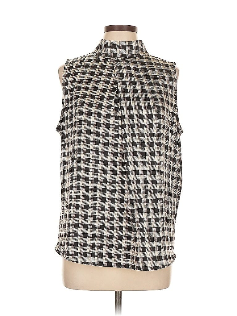 Pre-owned Ann Taylor Factory Sleeveless T-shirt In Gray