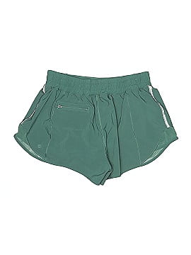 Crz Yoga Solid Green Athletic Shorts Size 8 - 10