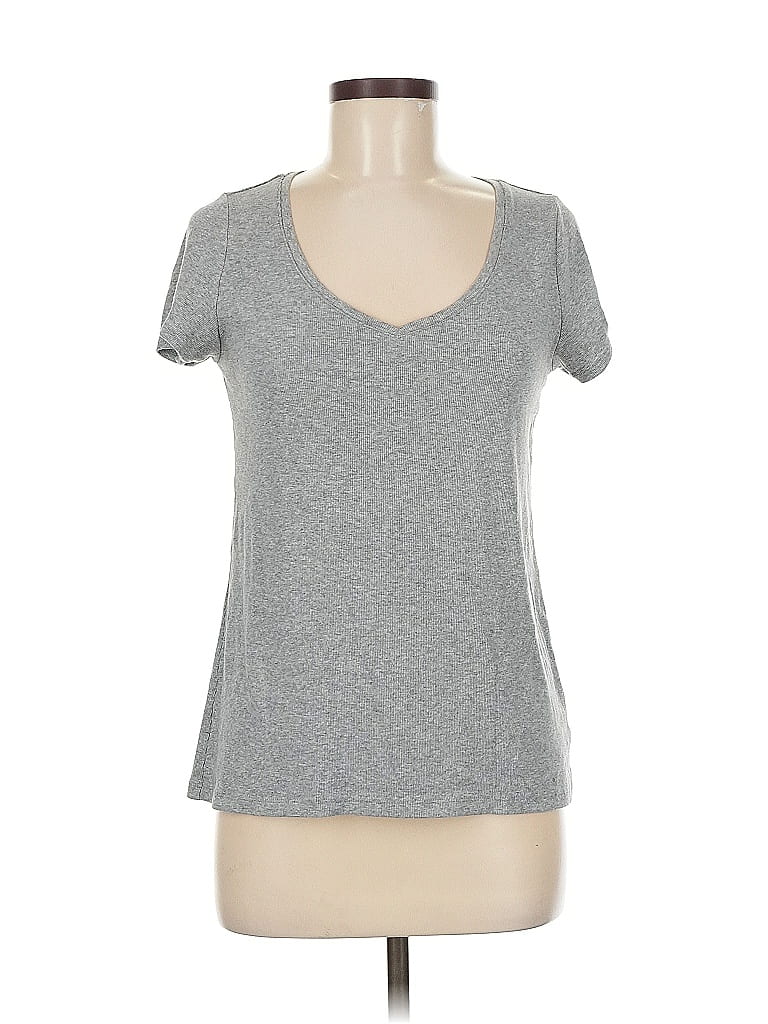 Pre-owned Old Navy Short Sleeve T-shirt In Gray