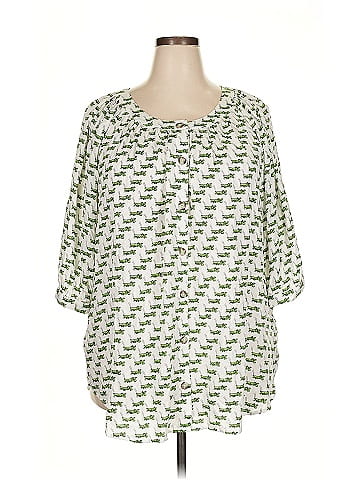 Maeve by Anthropologie 3/4 Sleeve Blouse (view 1)
