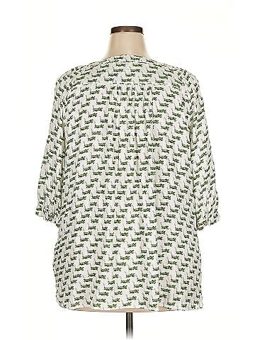 Maeve by Anthropologie 3/4 Sleeve Blouse (view 2)
