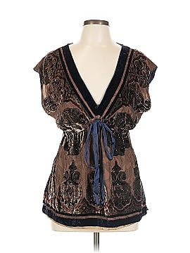 Hale Bob Sleeveless Silk Top