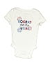 Jumping Beans Graphic Ivory Short Sleeve Onesie 0-3 MO / 3 MO - photo 1