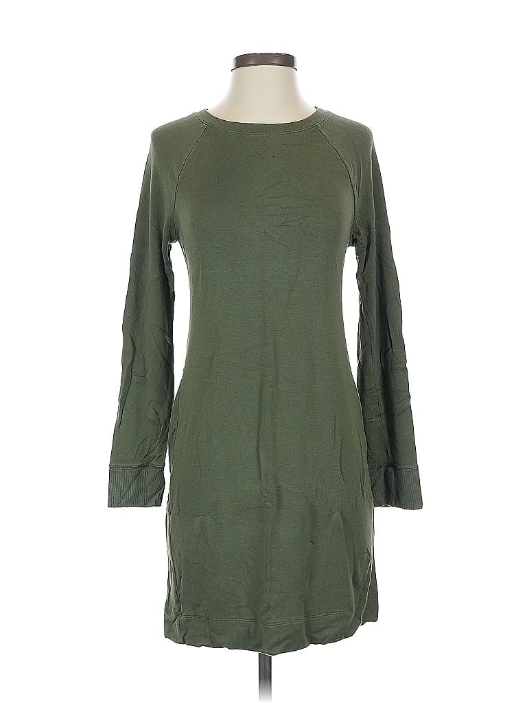 Pre-owned Lou & Grey Casual Dress In Green