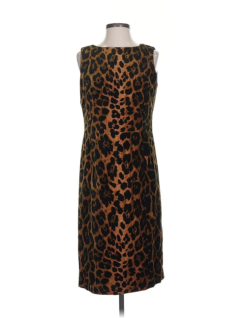 Pre-owned Talbots Cocktail Dress In Brown