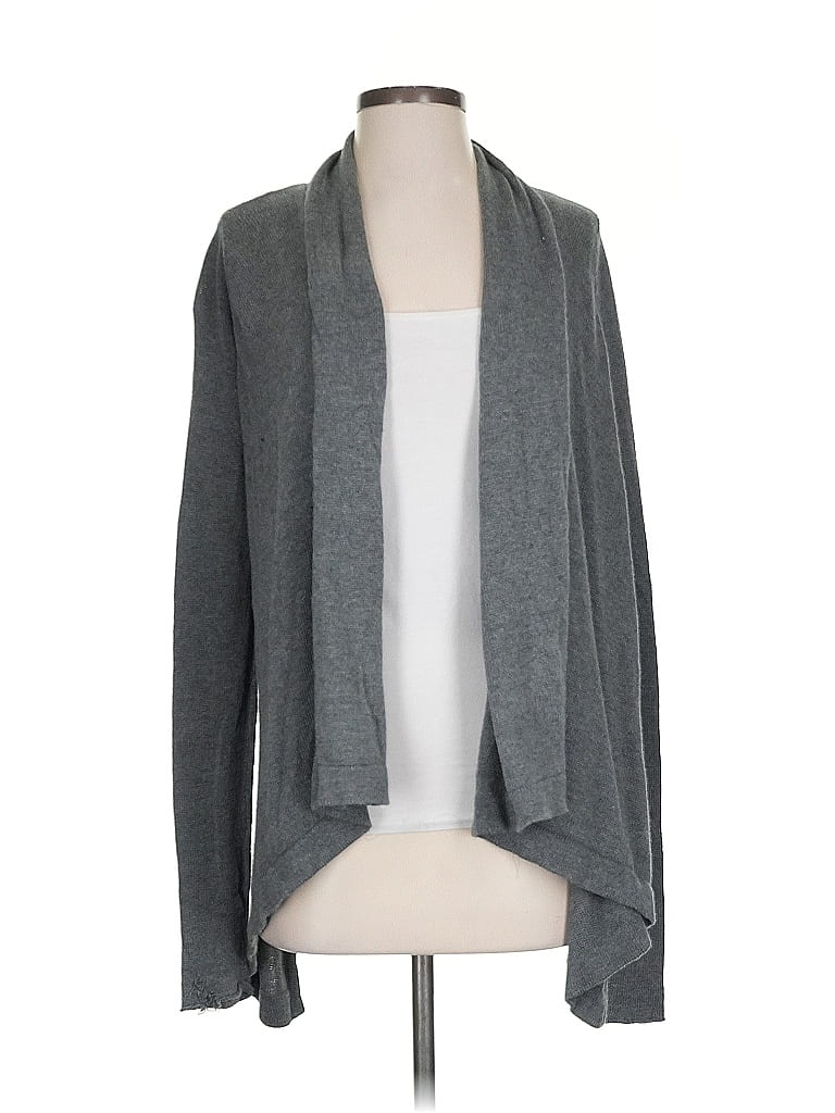 Pre-owned Express Cardigan Sweater In Gray