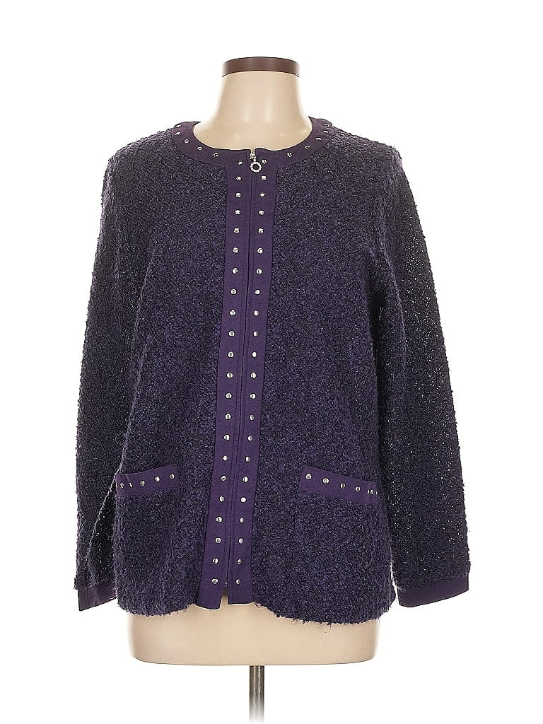 Pre-owned Cathy Daniels Coat In Purple