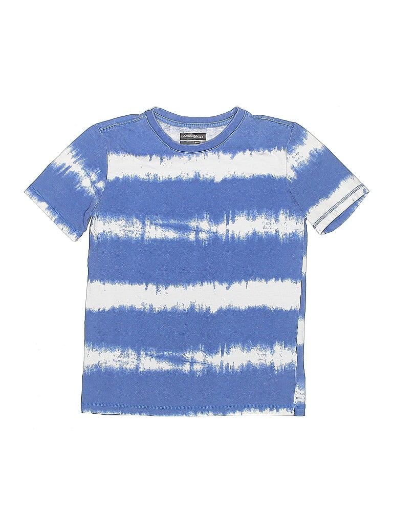 Pre-owned Eddie Bauer Kids' Short Sleeve T-shirt In Blue