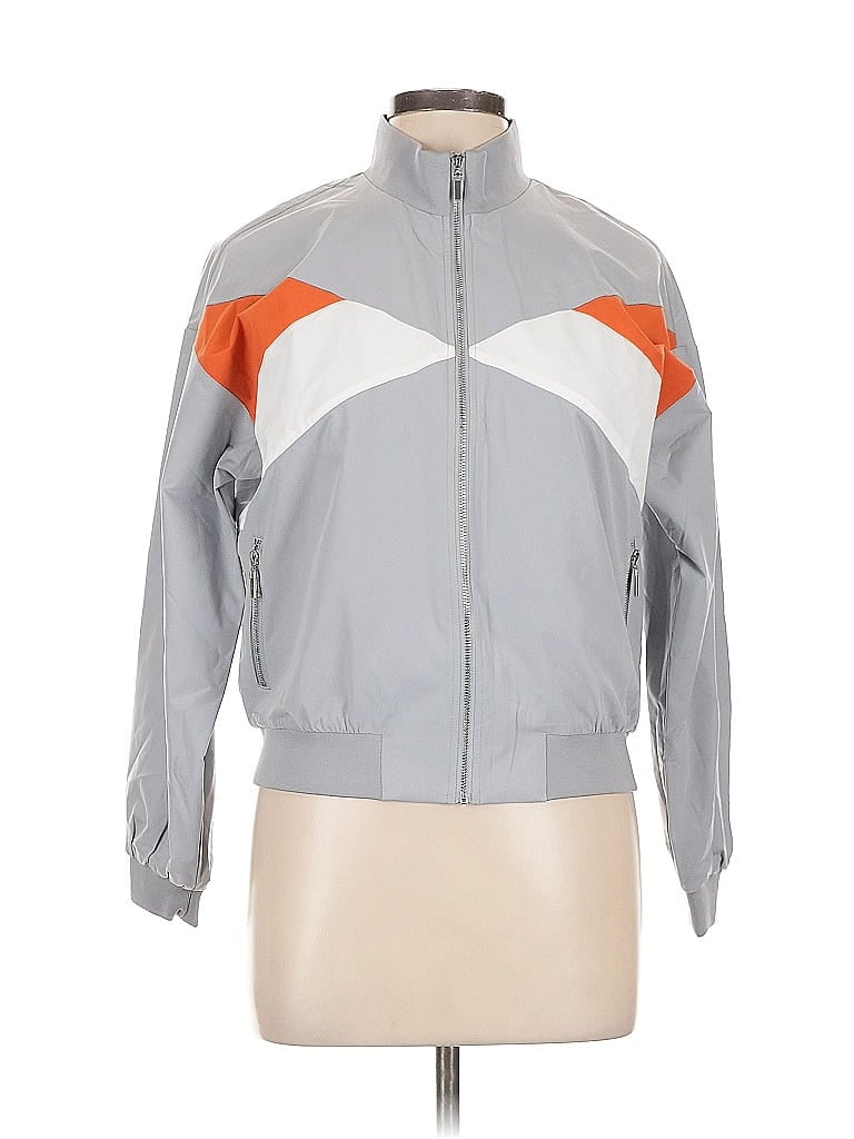 Assorted Brands Track Jacket In Gray