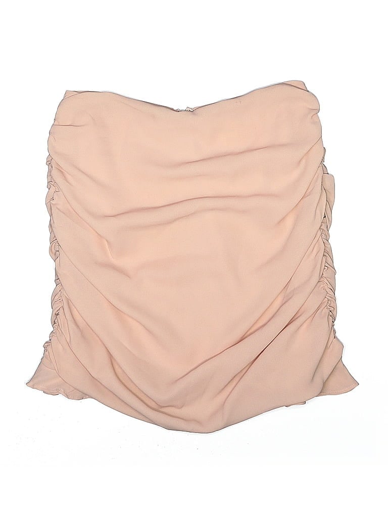 Pre-owned Superdown Tube Top Pink Strapless Neckline Tops