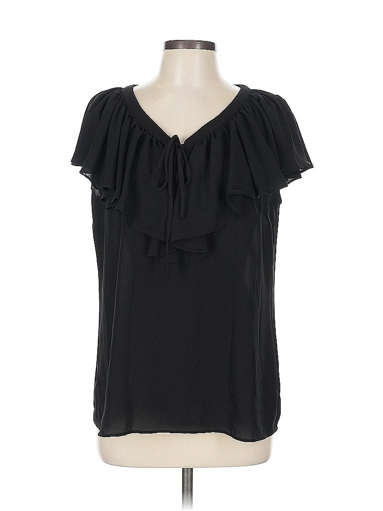 Click to view more detailed imagery on our partner's website Pre-owned Catherine Catherine Malandrino Short Sleeve Blouse In Black