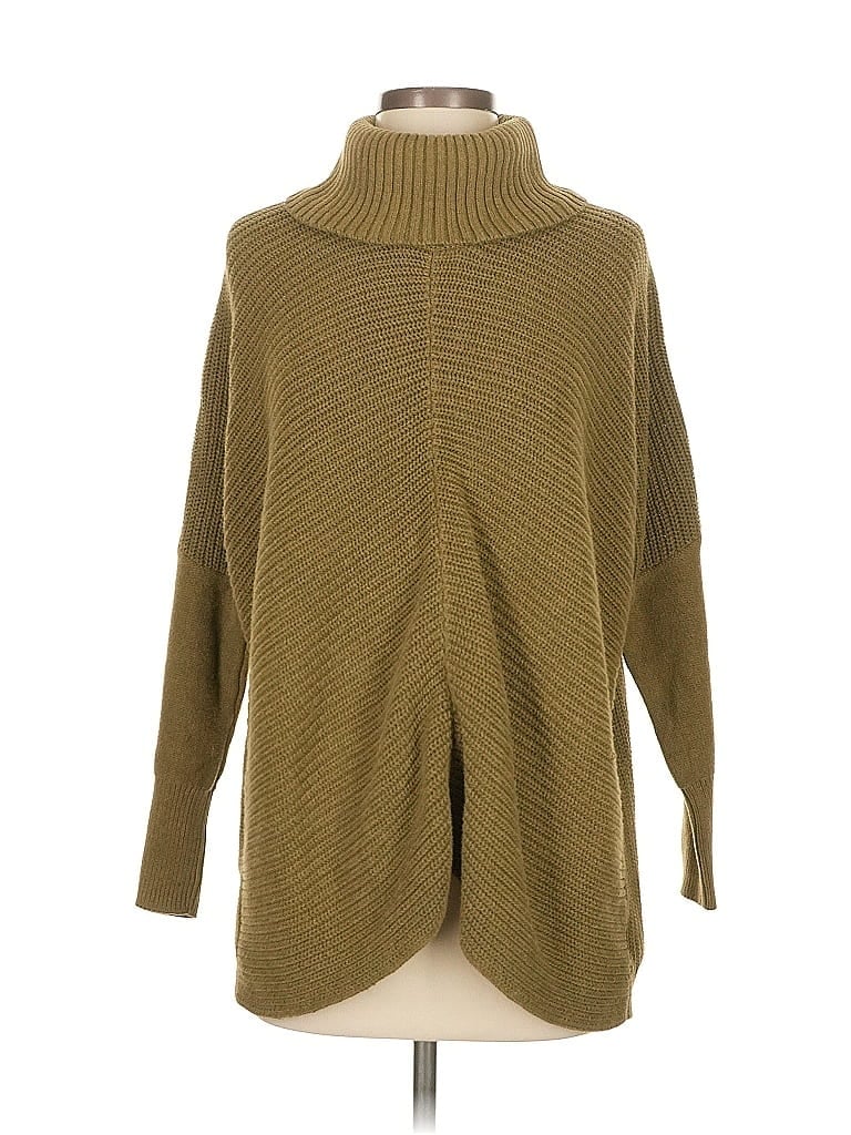 RACHEL ZOE TJX Pre-owned Turtleneck Sweater In Green