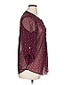 Daniel Rainn Burgundy 3/4 Sleeve Blouse Size M - photo 4
