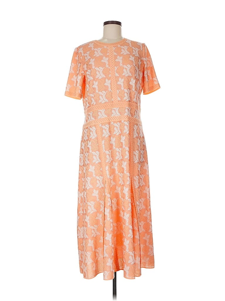 misook Paisley Orange Casual Dress Size M - photo 1
