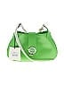 Sandro 100% Leather Color Block Green Leather Shoulder Bag One size - photo 1