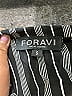 Foravi 100% Polyester Silver Black Long Sleeve Blouse Size S - photo 6