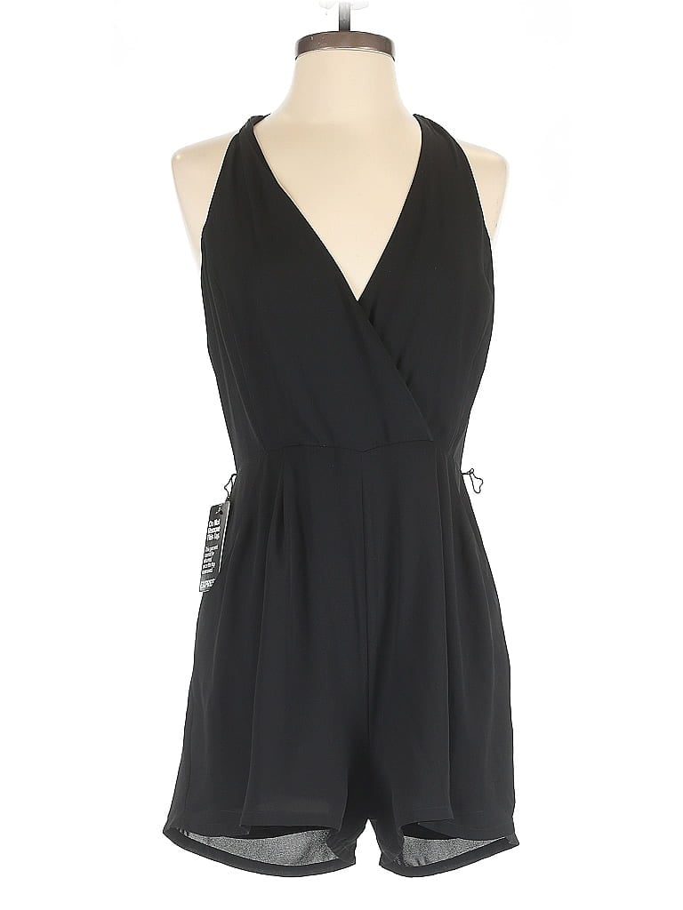 Pre-owned Express Romper In Black