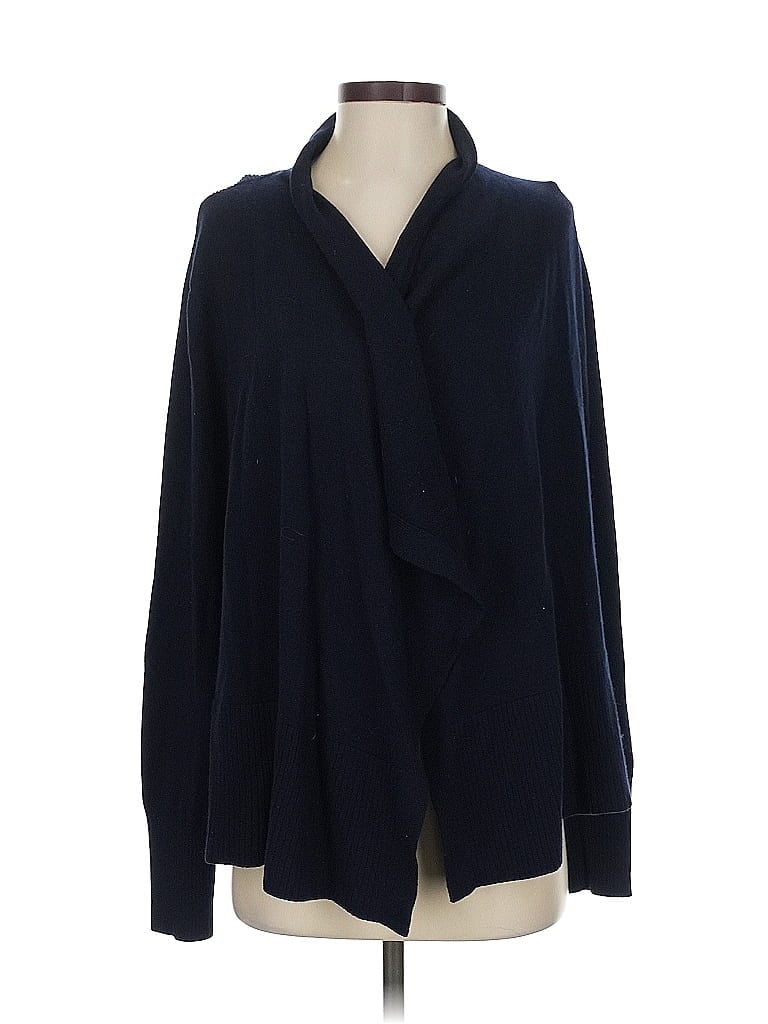 Pre-owned Ann Taylor Loft Cardigan Sweater In Blue