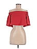 Black Halo Red 3/4 Sleeve Blouse Size 0 - photo 1