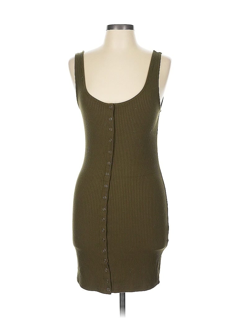 Pre-owned Forever 21 Casual Dress In Green
