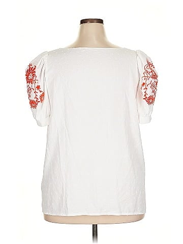 Shein Curve Short Sleeve Blouse (view 2)