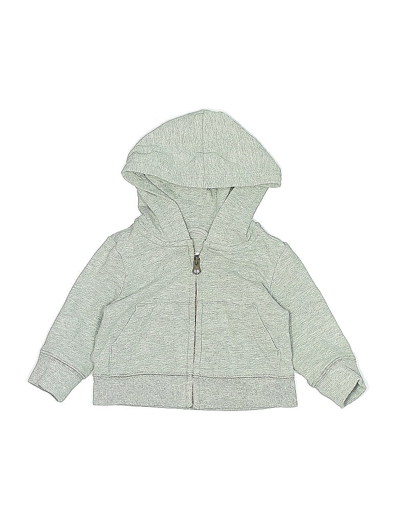 Pre-owned Cloud Island Babies' Zip Up Hoodie In Gray