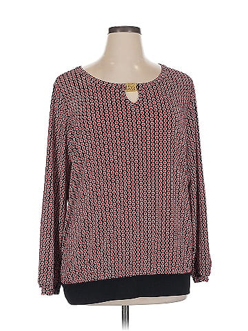 Anne Klein Long Sleeve Blouse (view 1)