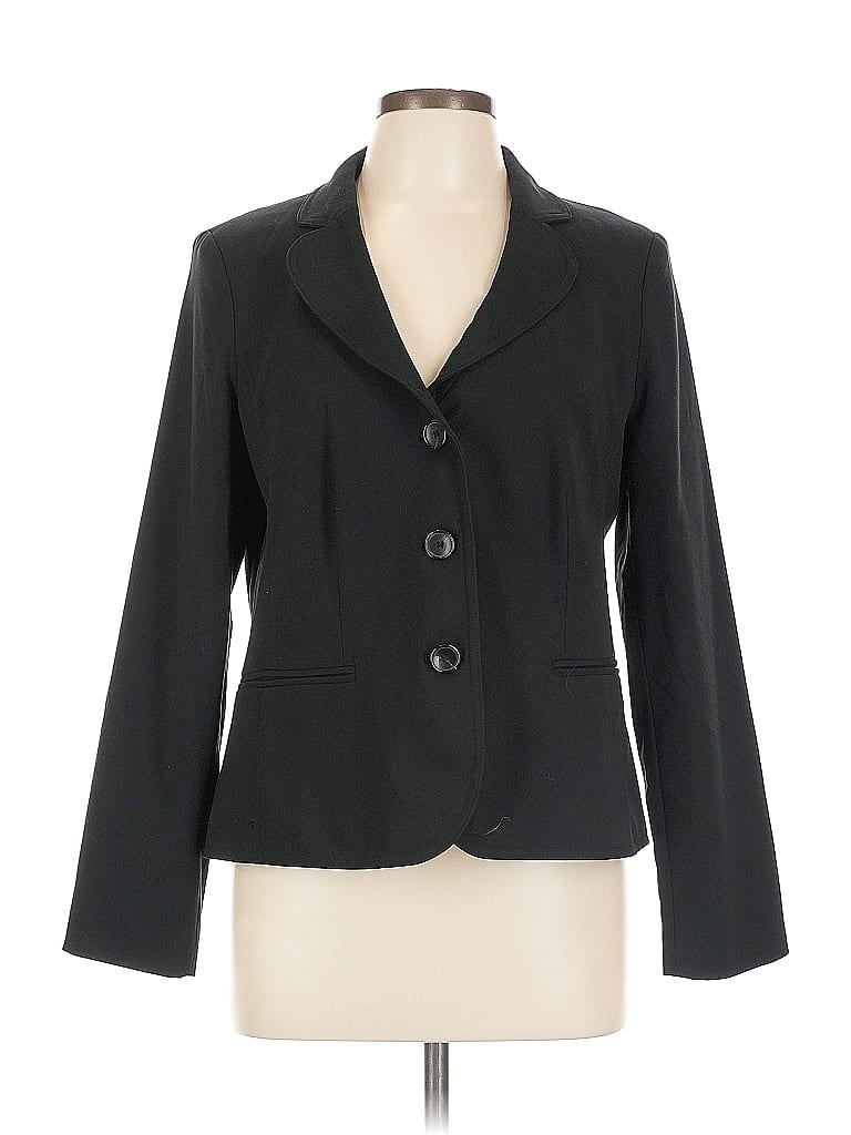 Pre-owned Fashion Bug Blazer Jacket In Black