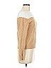 Worth New York Color Block Tan Pullover Sweater Size M - photo 3