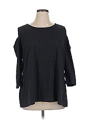 Dg^2 By Diane Gilman 3/4 Sleeve Top