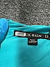 Black Halo Teal Blue Romper Size 12 - photo 3