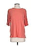J Brand Orange 3/4 Sleeve T-Shirt Size S - photo 1