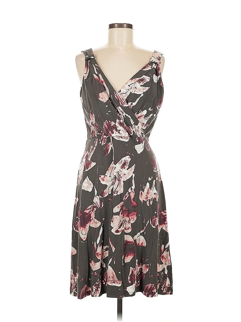 Pre-owned Ann Taylor Factory Cocktail Dress In Gray