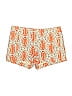 J.Crew Paisley Orange Shorts Size 6 - photo 1