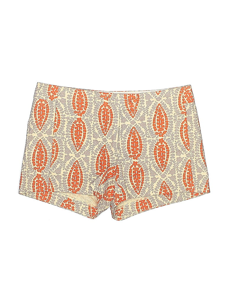 J.Crew Paisley Orange Shorts Size 6 - photo 1