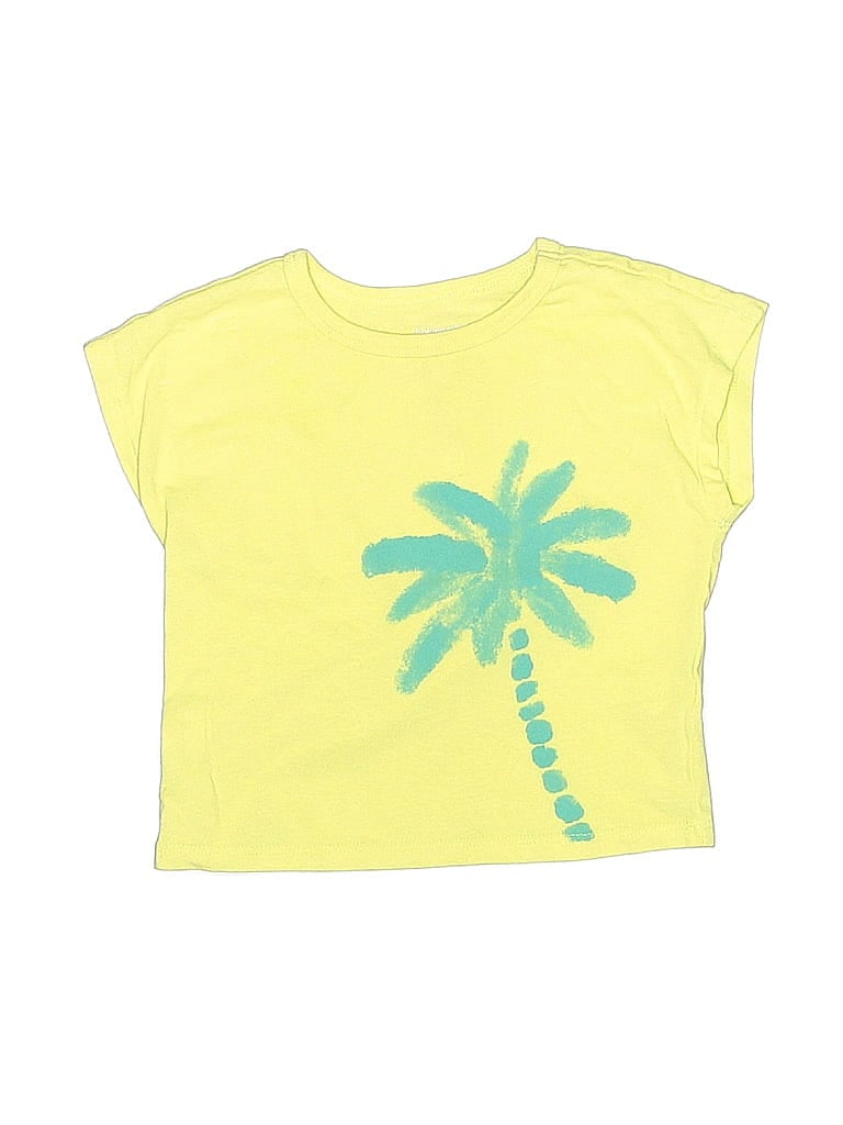 Pre-owned First Impressions Kids' Short Sleeve T-shirt In Yellow