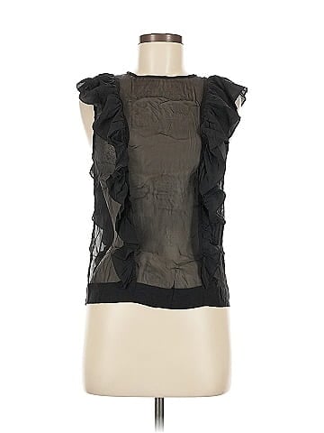 Anine Bing Sleeveless Silk Top (view 1)