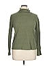 Unbranded 100% Polyester Green Turtleneck Sweater Size XL - photo 1