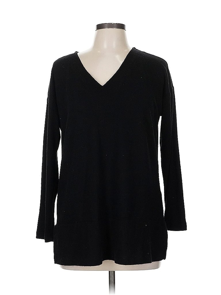 Pre-owned Vince Camuto Pullover Sweater In Black